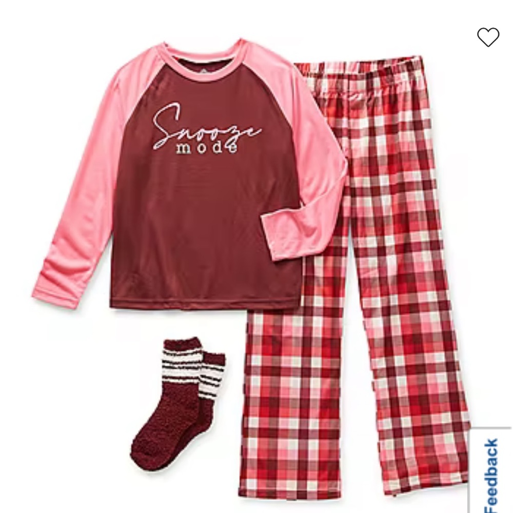 NWT girl’s 3 pc sleepwear - Picture 1 of 5